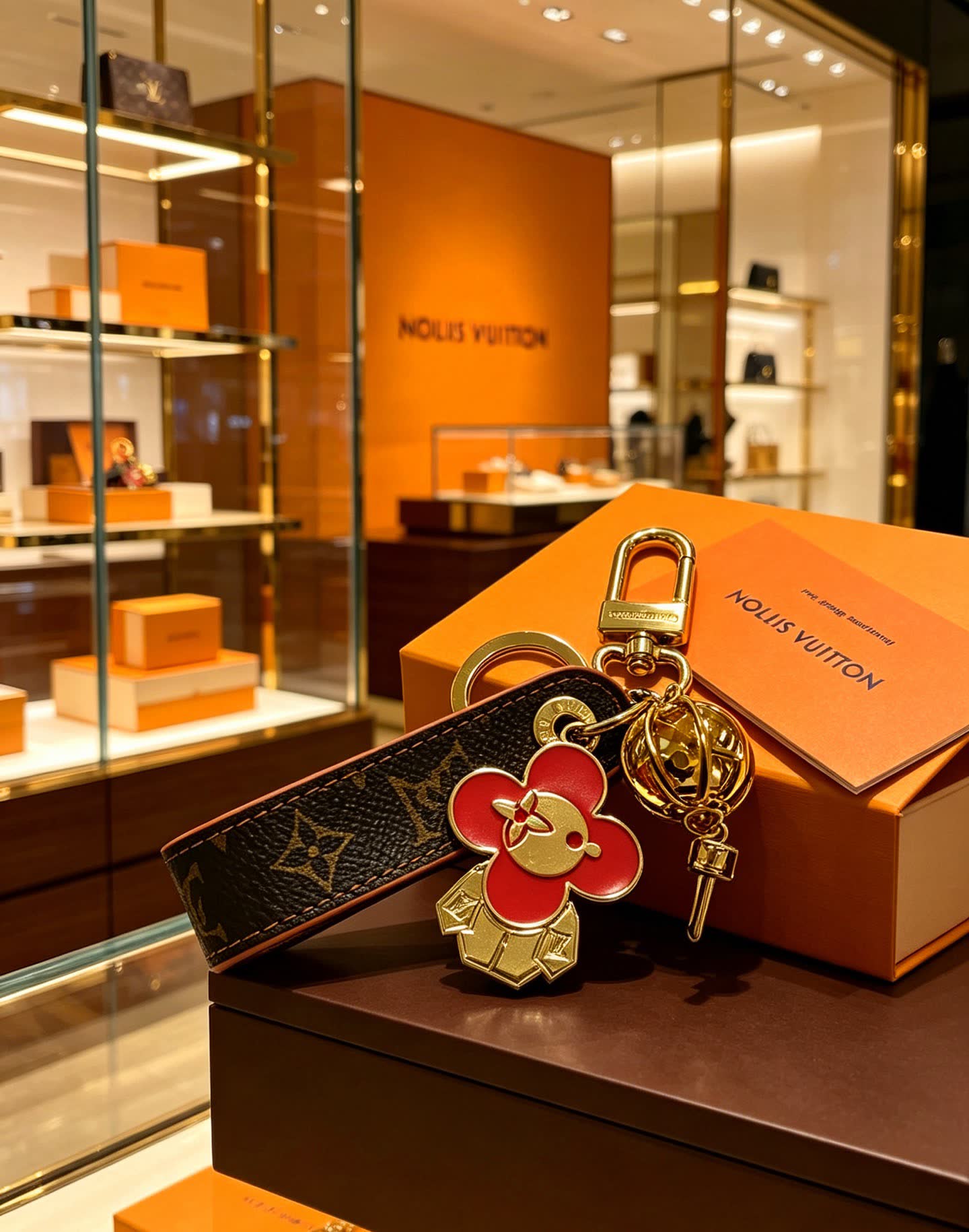 Louis Vuitton Keychain with Sanrio Character Louis Vuitton Keychain with Sanrio Character